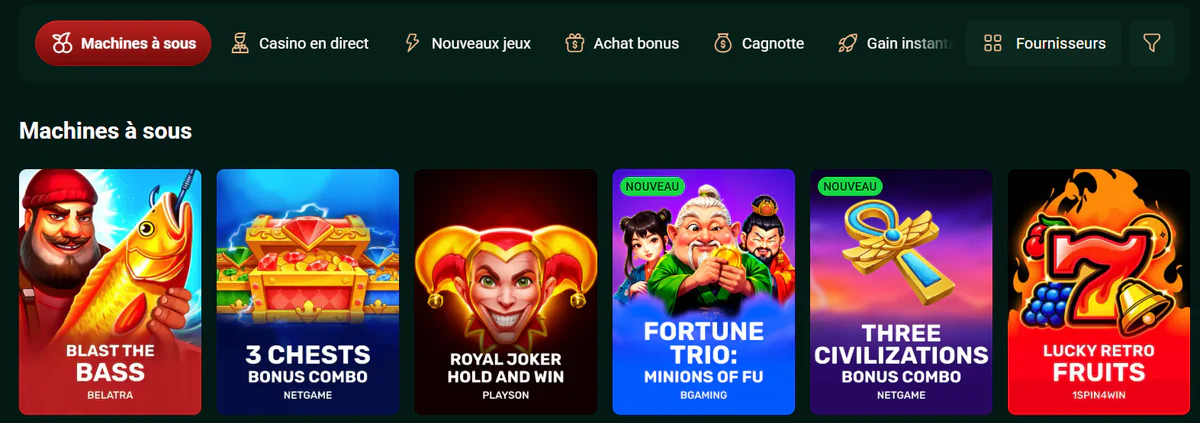 flutterhall casino machines à sous