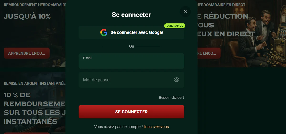 flutterhall casino se connecter